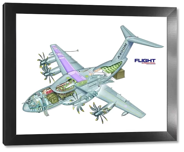 Airbus A400M Cutaway Poster