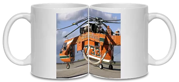 N179AC. The Erickson Air Crane helicopter has a capacity to carry up to 25