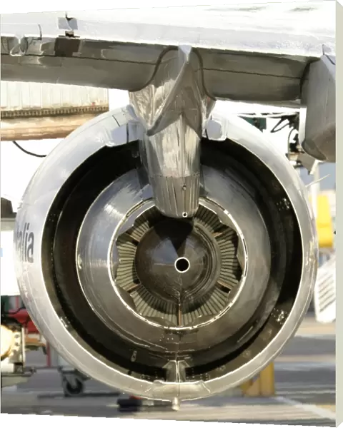 Engine. General Electric GE.... mounted on an Embraer 170