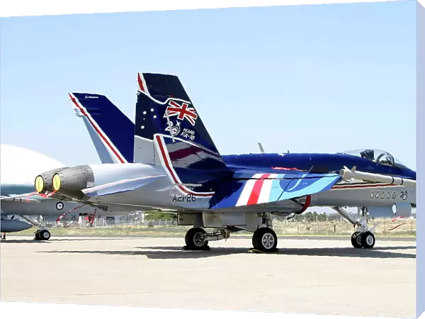 Boeing F18 RaF in special anniversay livery