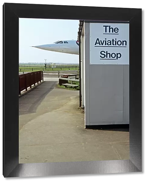 BAe Concorde now on display at Manchester Airport UK