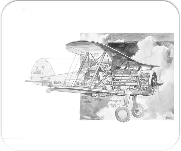 Gloster Gladiator cutaway drawing