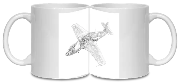 Hawker Seahawk Cutaway Drawing