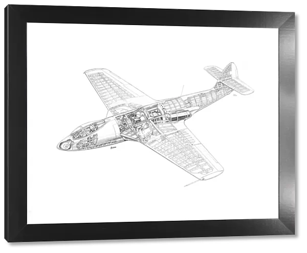 Hawker Seahawk Cutaway Drawing