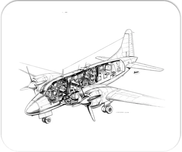 Vickers Varsity Cutaway Drawing