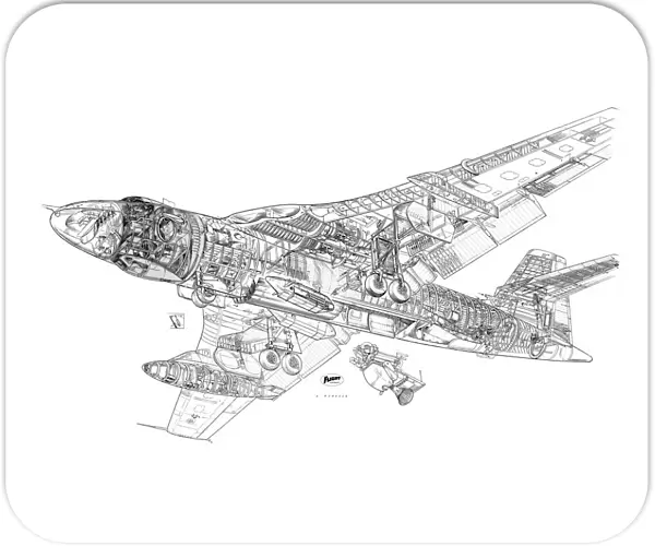 Vickers Valiant BMk1 Cutaway Drawing