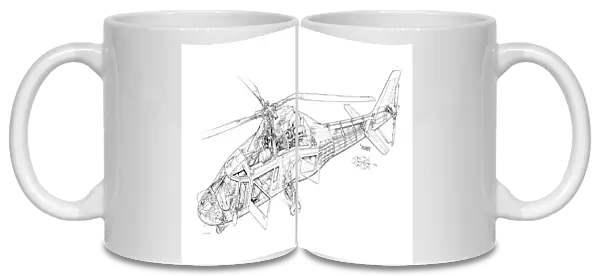 Agusta A109 Hirundo Cutaway Drawing