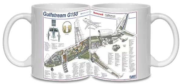 Gulfstream G150 Cutaway Poster