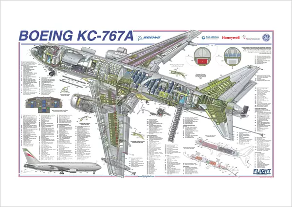 Boeing KC-767A Cutaway Poster