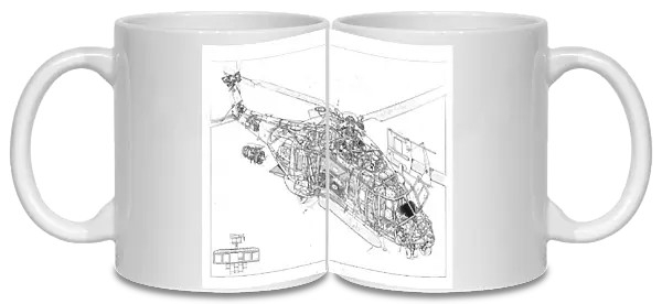 NH90 Cutaway Drawing