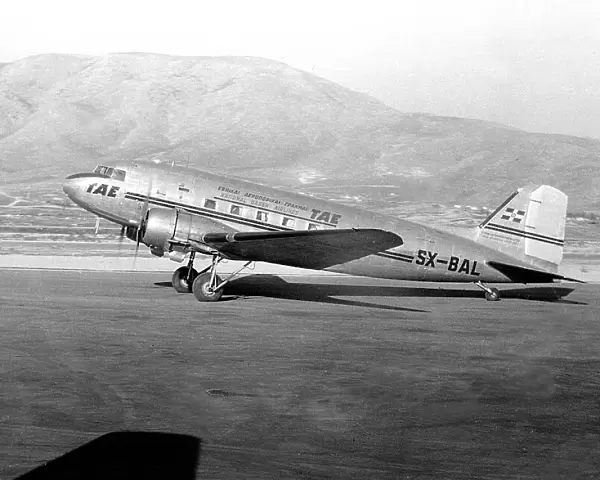 Douglas DC-3 TAE SX-BAL (c) The Flight Collection Not to be reproduced without permission
