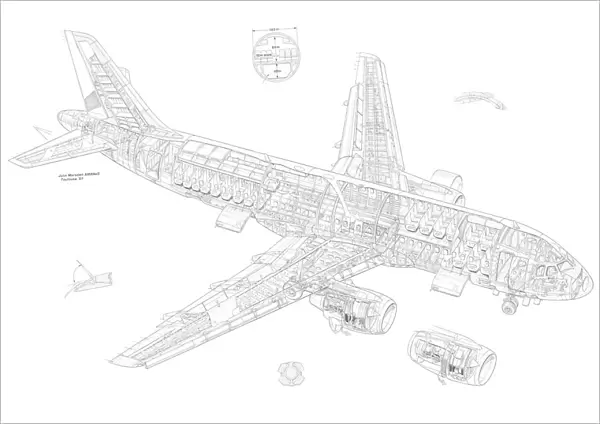 Airbus A330 Cutaway Drawing
