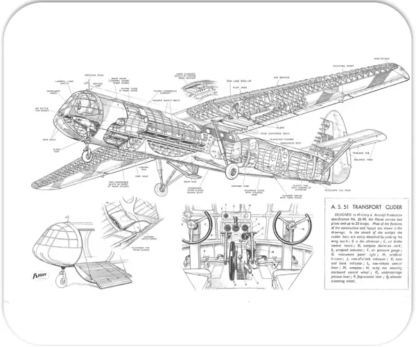 Airspeed Horsa Cutaway Drawing