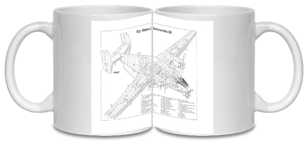 PZL Mielec (AN-28) Cutaway Drawing