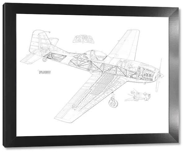 Cranfield A1 Chase Cutaway Drawing