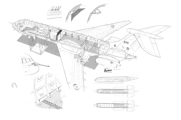 Vickers VC10 - RAF Cutaway Drawing