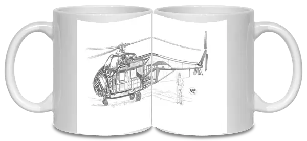 Sikorsky S. 55 Cutaway Drawing