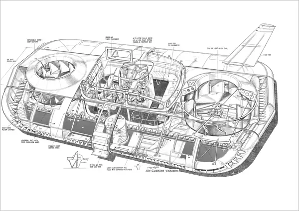 Britten Norman Cushioncraft CC-2 Cutaway Drawing