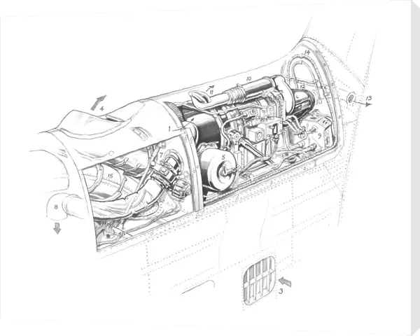 Hawker Siddeley Trident 3B - RB. 162-86 & AP Cutaway Drawing