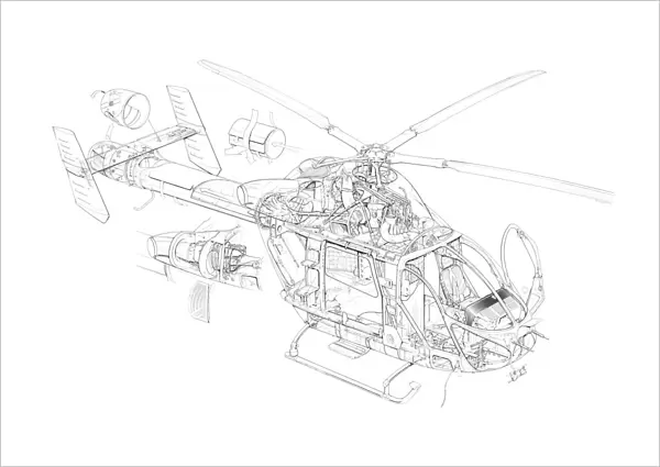 McDonnell Douglas Explorer Cutaway Drawing