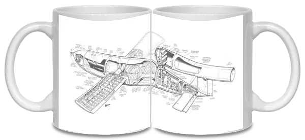 Fiesler V1 Flying Bomb Cutaway Drawing