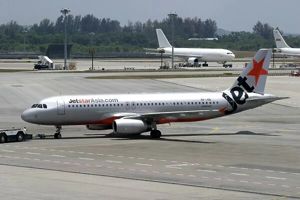 Airbus A320 Jetstar Asia at Changi Airport, Singapore