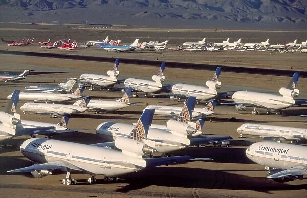 Aircraft in storage at Mojave USA