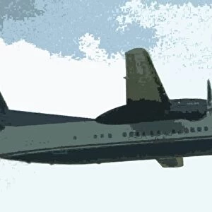 A cut out VLM F50 climbing out of manchester; concept image