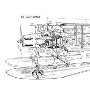 Fairey Seafox Cutaway Drawing