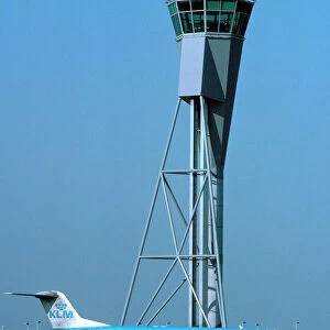 Remote ATC tower: Schiphol Fokker 100 KLM CityHopper