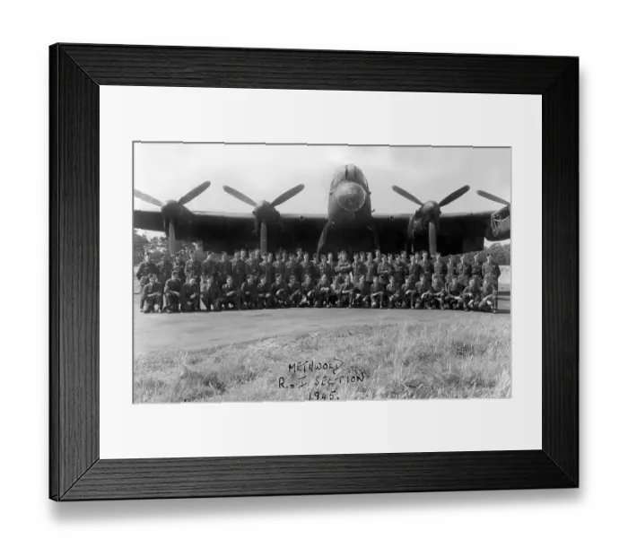 Framed Print : The ground support staff stationed at RAF Methwold Framed Print : The ground support staff stationed at RAF Methwold