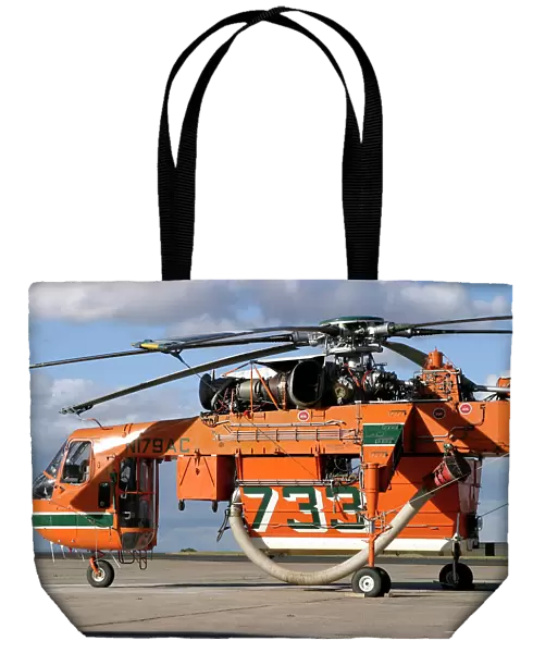 N179AC. The Erickson Air Crane helicopter has a capacity to carry up to 25