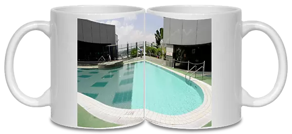 Changi Airport hotel pool Singapore