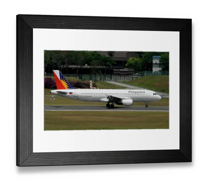 Framed Print : Airbus A320 Philippine Airlines at Changi Airport Singapore Framed Print : Airbus A320 Philippine Airlines at Changi Airport Singapore