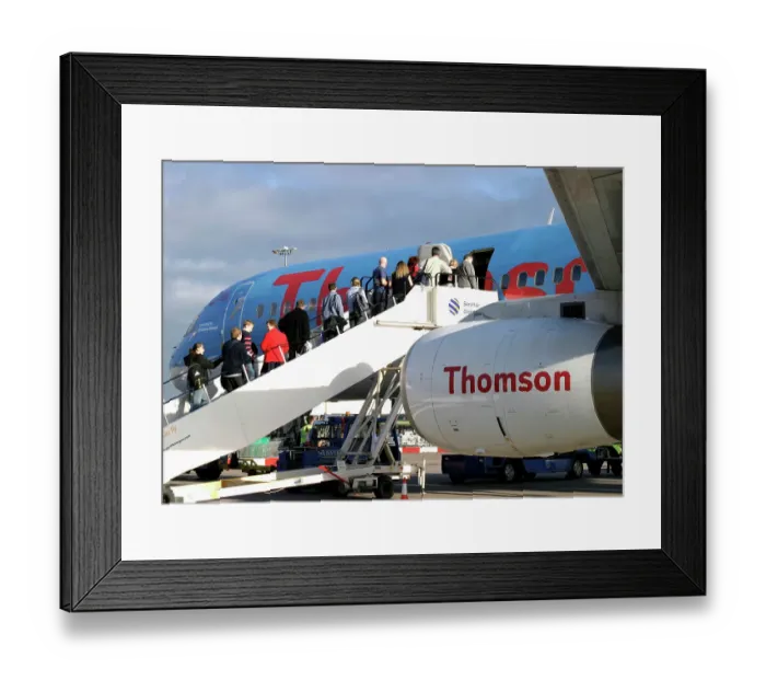 Framed Print : Passenger boarding Framed Print : Passenger boarding