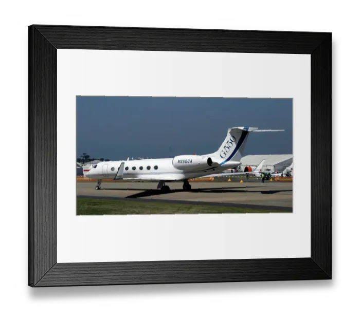 Framed Print : Gulfstream 550 Framed Print : Gulfstream 550