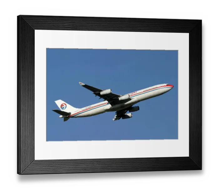Framed Print : Airbus A340-300 China Eastern Framed Print : Airbus A340-300 China Eastern
