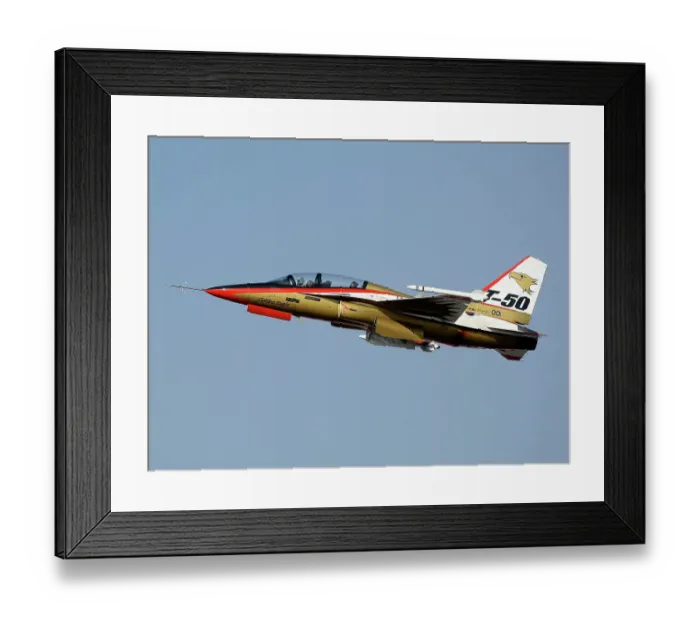 Framed Print : Korean Aerospace T-50 at Dubai airshow 2005 Framed Print : Korean Aerospace T-50 at Dubai airshow 2005