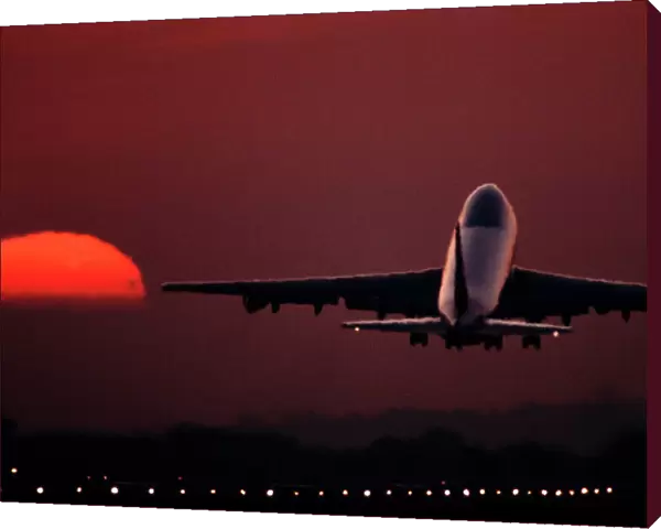 Boeing 747 take-off