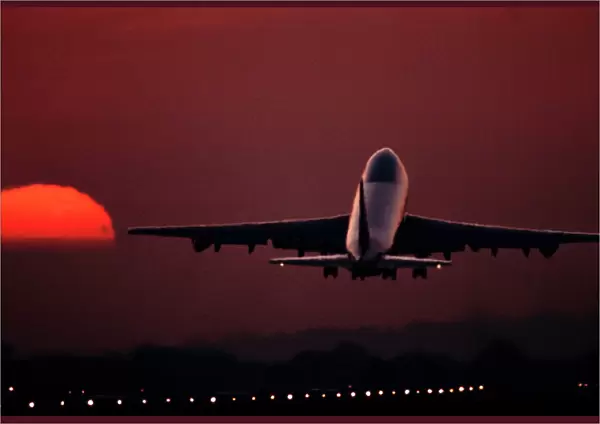 Boeing 747 take-off
