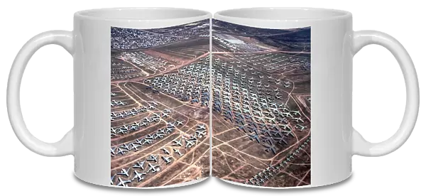 Aircraft Storage at Monthon Davis AFB in desert USA