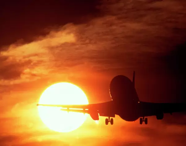 Sunset: Boeing 737