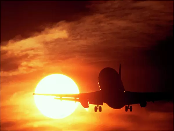Sunset: Boeing 737