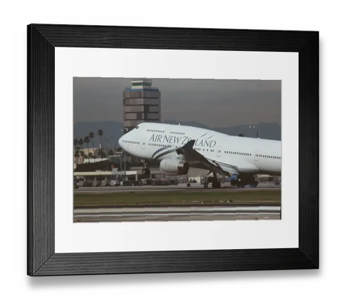 Framed Print : Boeing 747-400 Air New Zealand at Los Angeles Airport USA Framed Print : Boeing 747-400 Air New Zealand at Los Angeles Airport USA