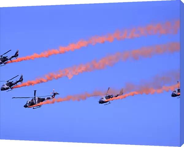 Aerospatiale Gazelles, Blue Eagles display team