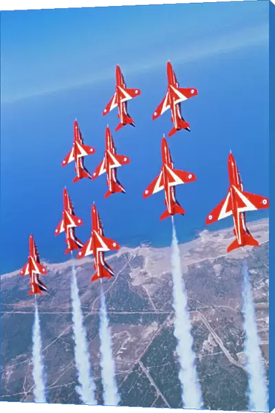 Red Arrows formation