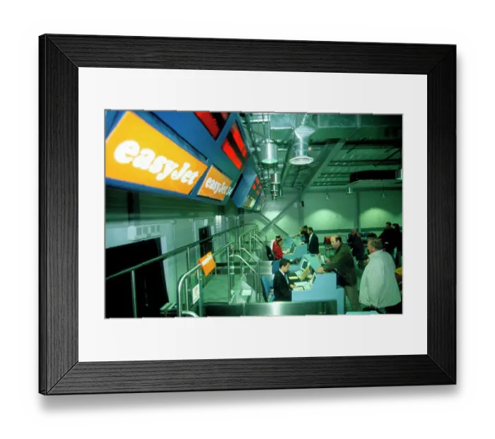 Framed Print : Check-in: Luton Framed Print : Check-in: Luton