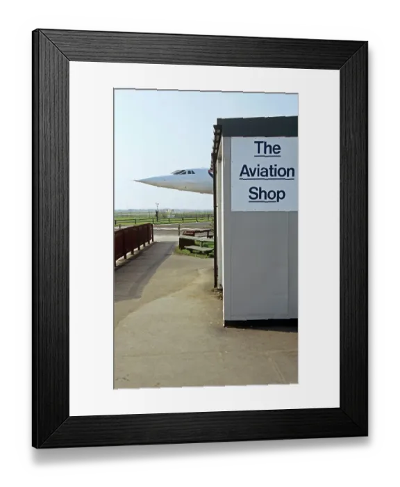Framed Print : BAe Concorde now on display at Manchester Airport UK Framed Print : BAe Concorde now on display at Manchester Airport UK