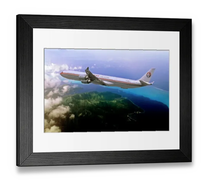 Framed Print : Airbus A340-600 China Eastern Framed Print : Airbus A340-600 China Eastern