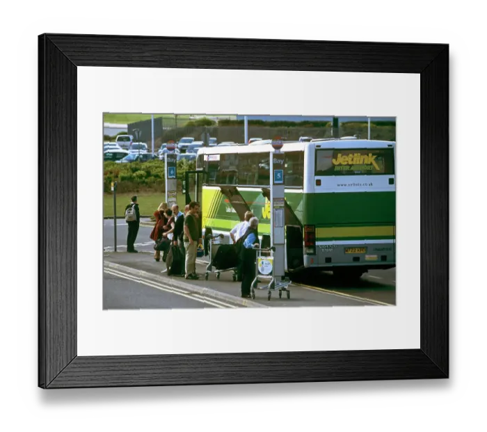 Framed Print : Airport bus Framed Print : Airport bus